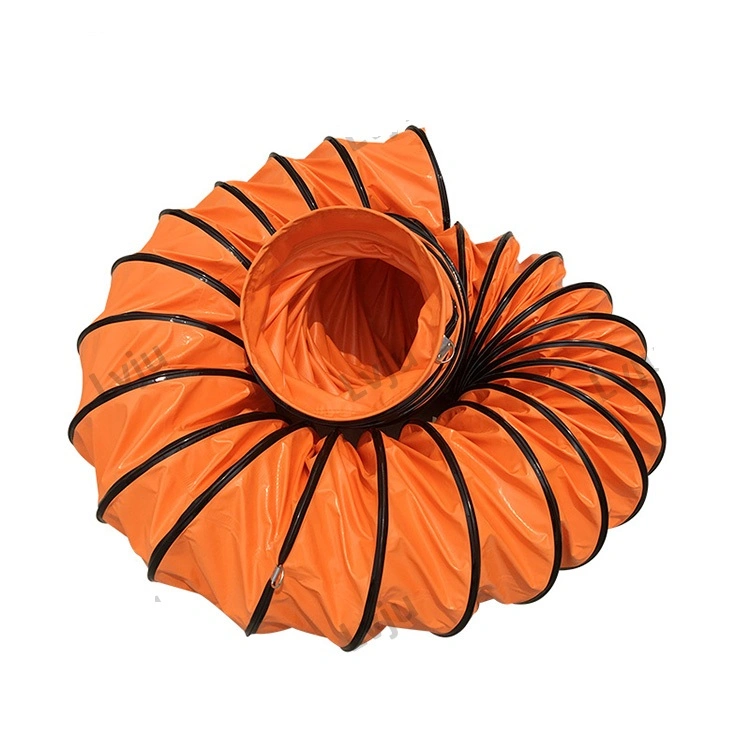 550GSM Flame Retardant PVC Tarpaulin for Flexible Ducting Hose