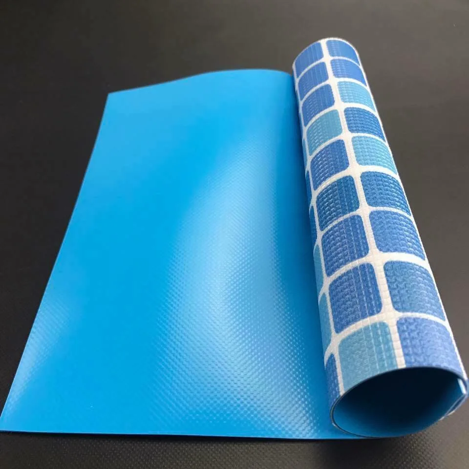 Waterproof Outdoor Blue Color PVC Tarpaulin for Swimming Pool Cover