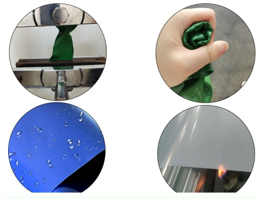 Flexible PVC Coating Fabrics 900GSM PVC Coated Tarpaulin for Truck Side Curtain