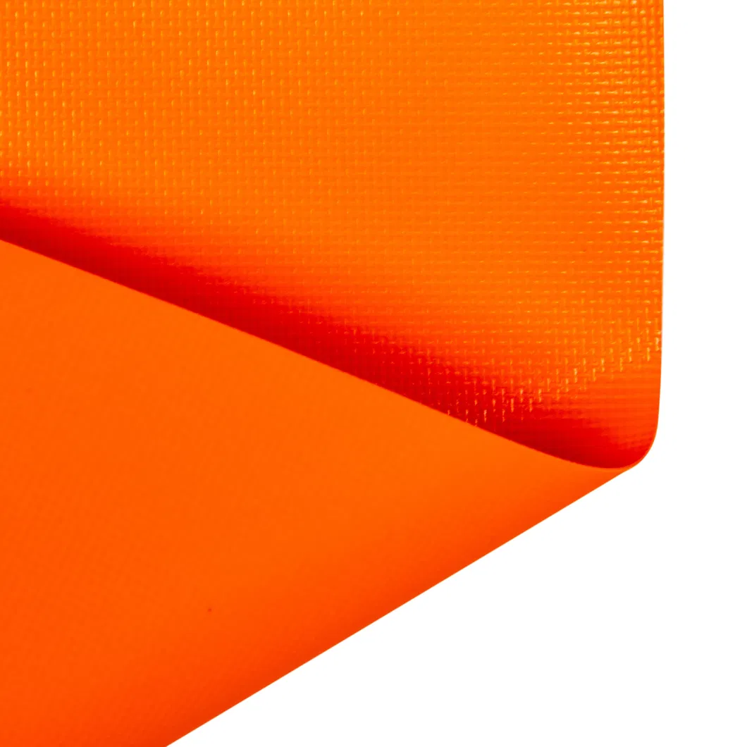 Jtx Customized Waterproof White Color PVC Tarpaulin Fabric